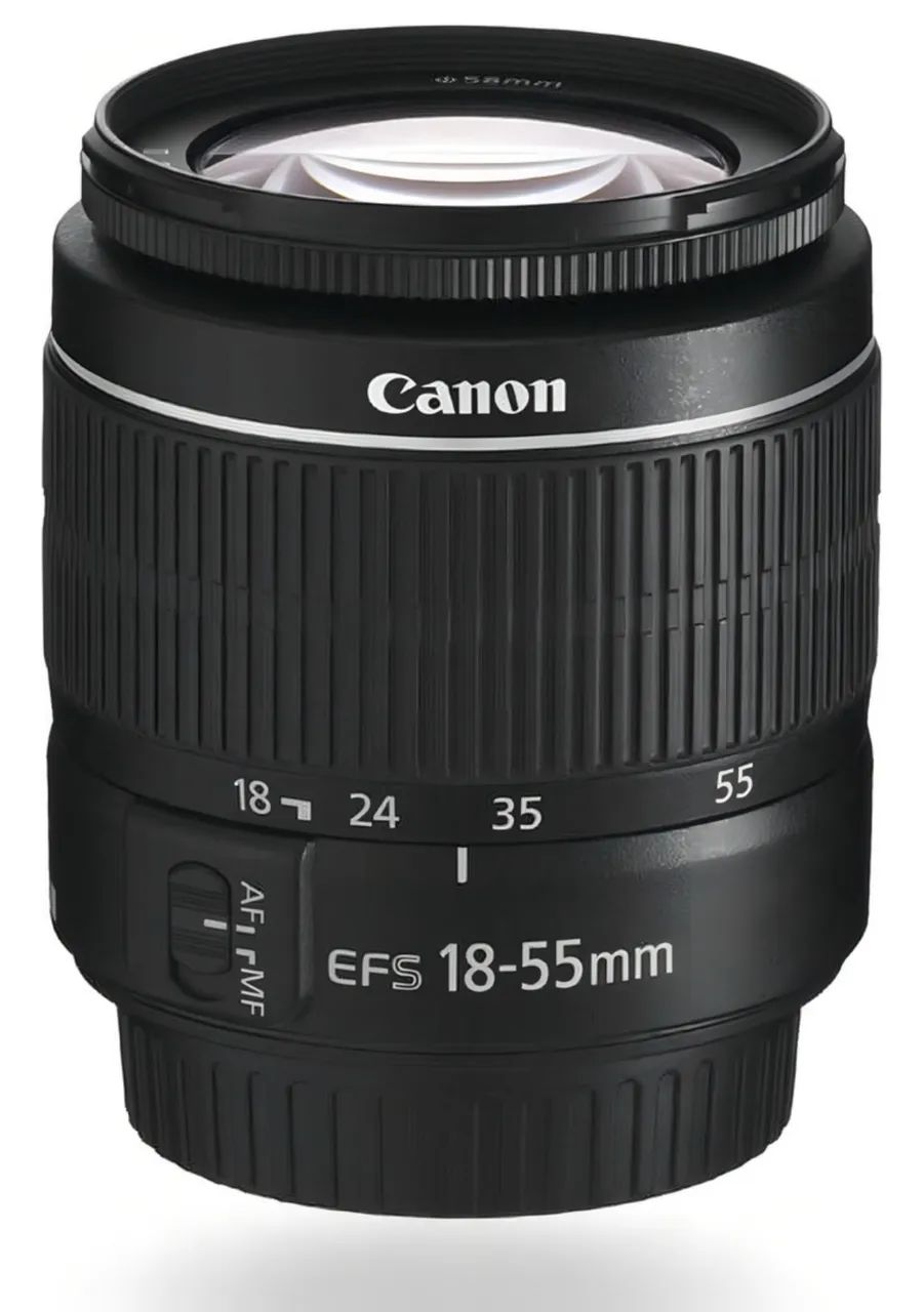 Lente Canon EF-S 18-55mm F/3.5-5.6 Iii Cor Preto - Foto 5