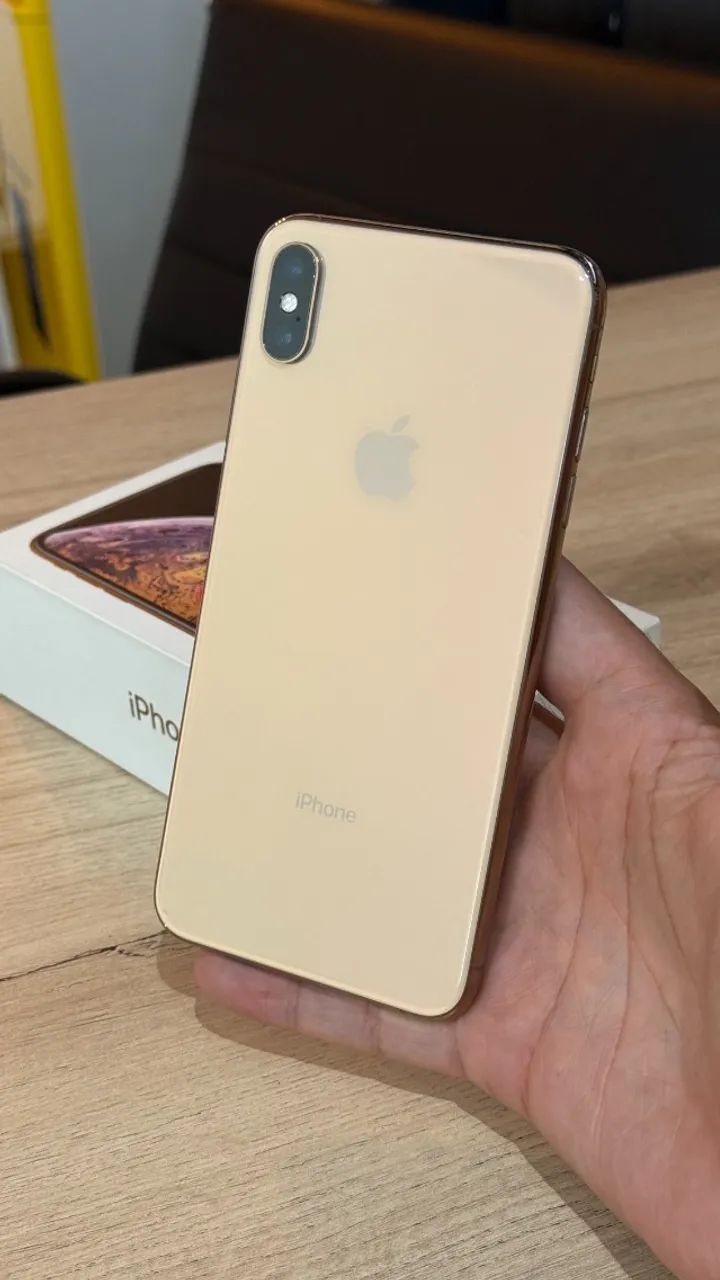 iPhone XS Max 256GB Gold - Bateria 100%! Loja física! Com 3 meses de garantia! Até 12x - Foto 2