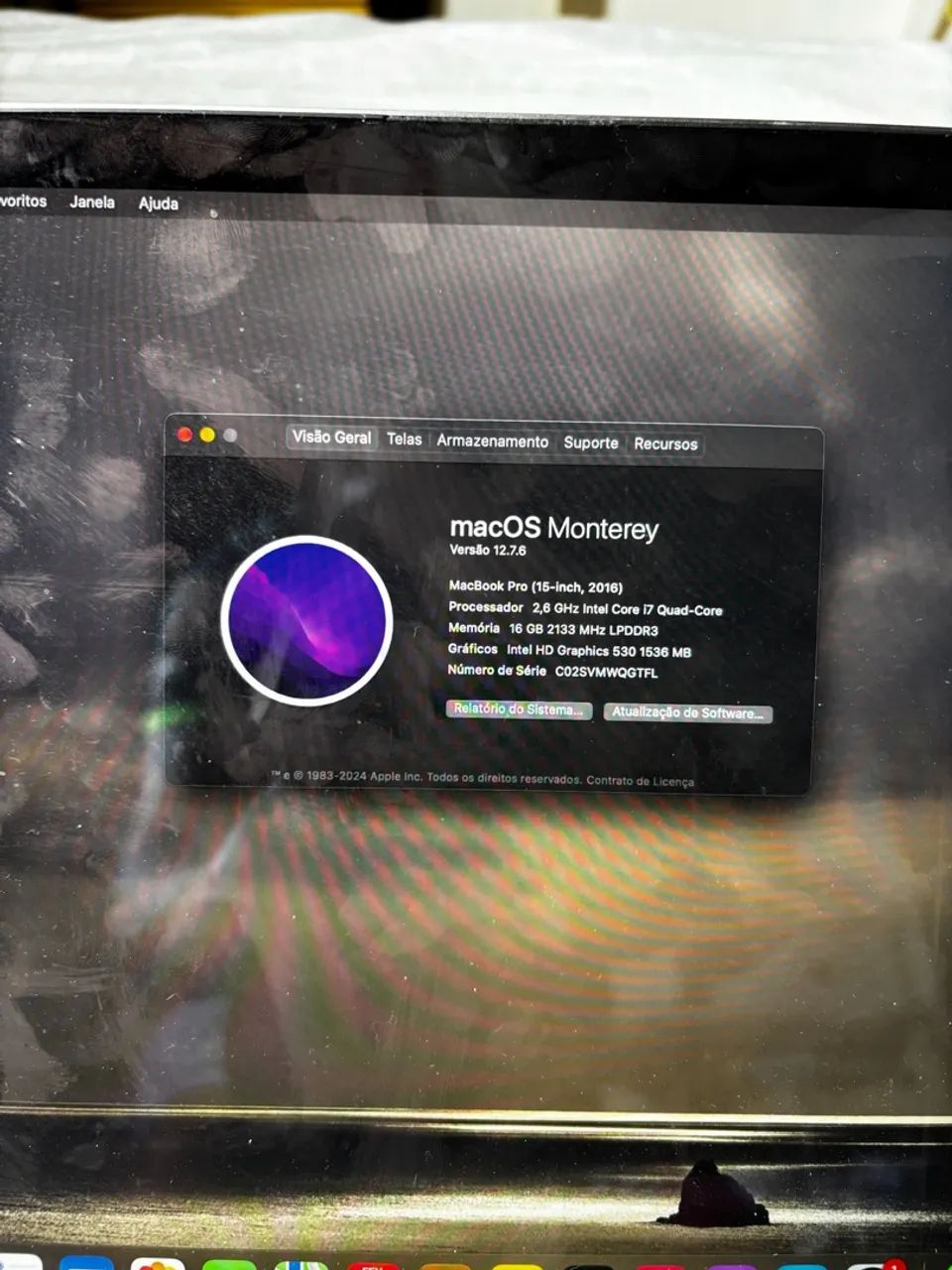 MacBook Pro 15 2016 (16gb ram 256gb) -Perfeito Estado  - Foto 2