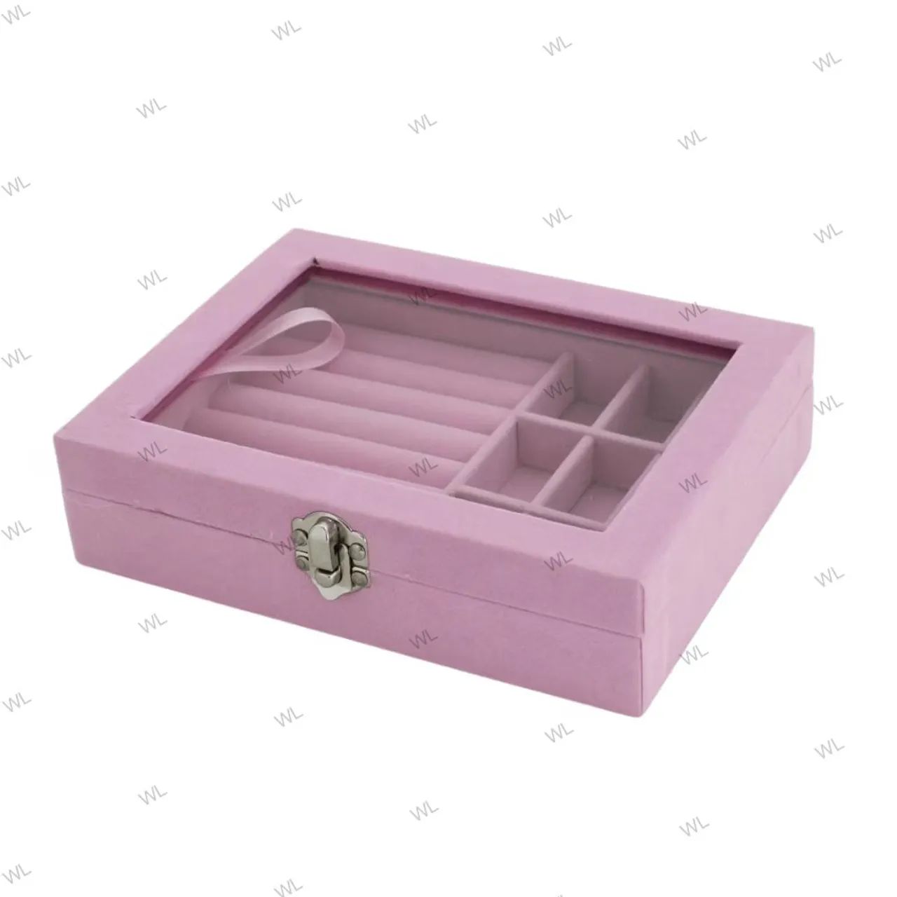 Porta Joias Rosa com Divisórias! - Foto 5