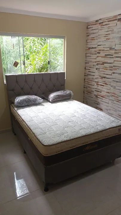 Cama Box Casal OrtoSleep 