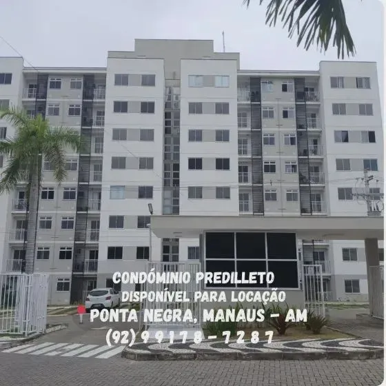 Condominio Predilleto Ponta Negra 2 quartos 01 suite-Bairro:Ponta Negra