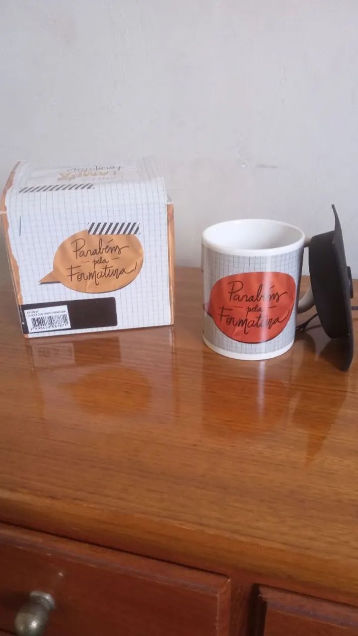 Caneca de porcelana presente de formatura  - Foto 2