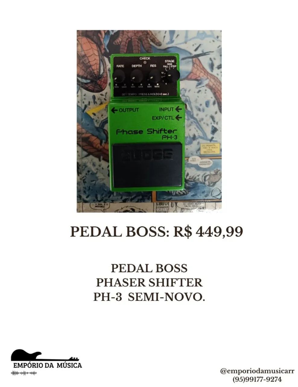 Varios Pedais Boss Semi-Novo - Foto 3