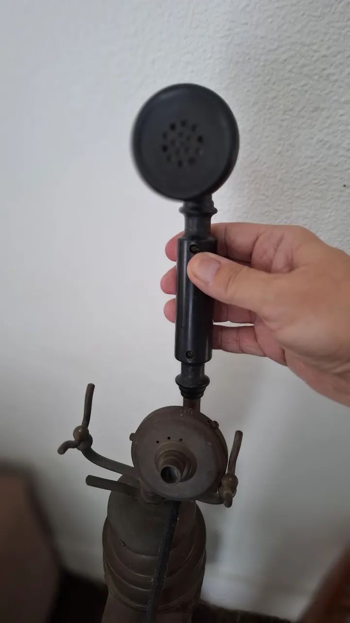 TELEFONE ANTIGO COM PEDESTAL  - Foto 4