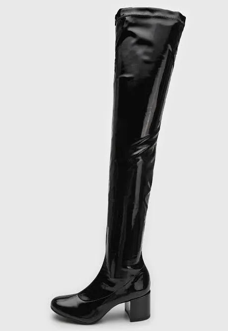 Bota Over The Knee Santa Lolla Verniz - Tam. 35