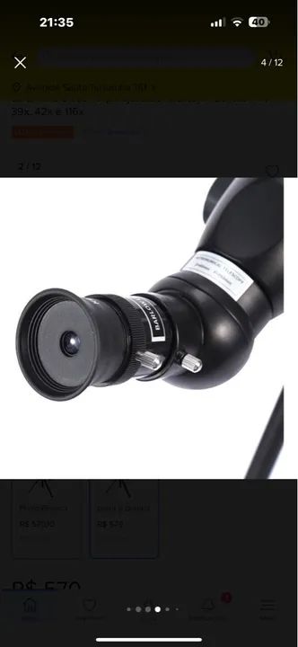 Telescópio Astronômica l  JIEHE  350x60 para observadores do céu  - Foto 6