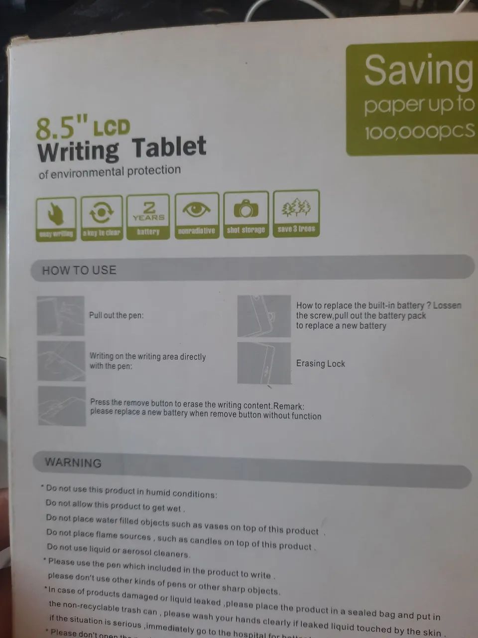 Tablet LCD para escritas infantil - Foto 4