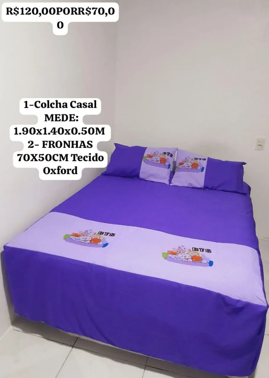Jogo de Cama Casal 100% Oxford - Promocao! - Foto 5