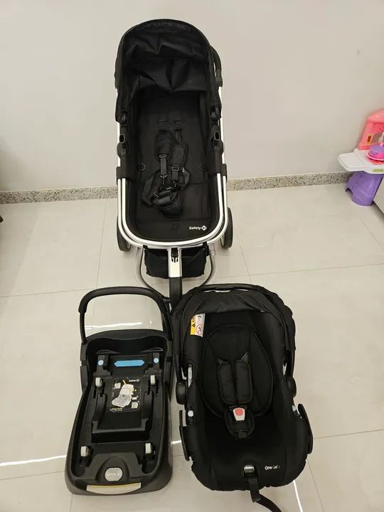 Carrinho de Bebê Mobi e Bebê conforto - Usado - Foto 5