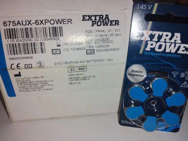Baterias para Aparelhos Auditivos - EXTRA POWER - Foto 2