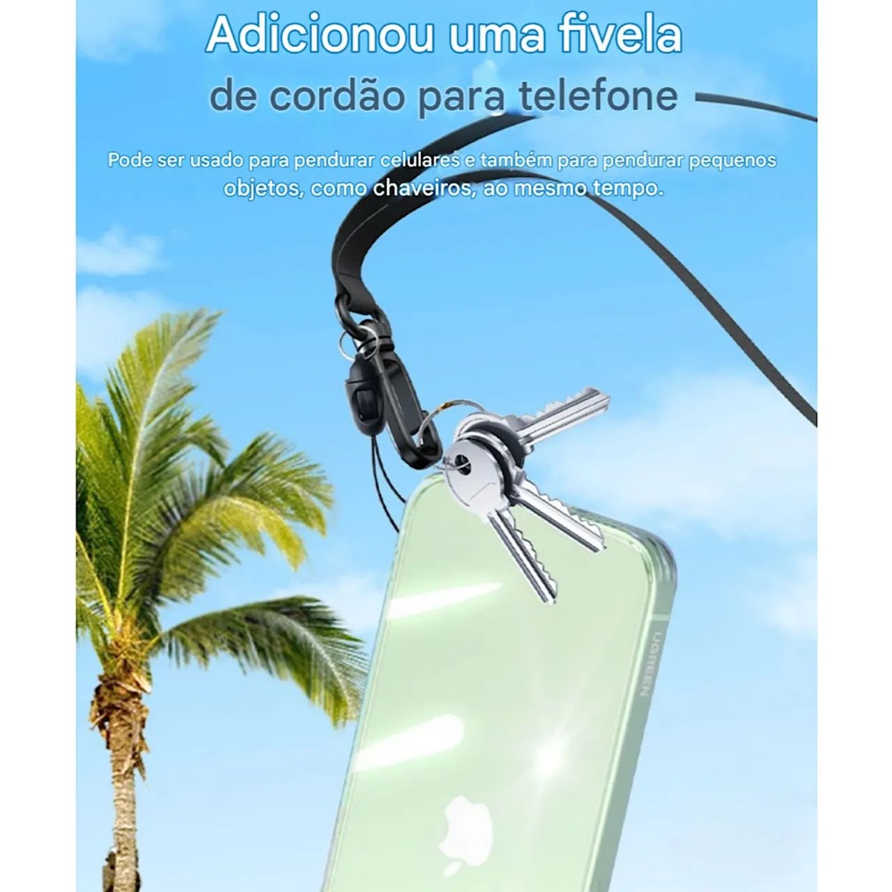 Case Ugreen Impermeável Capa Celular Selada Proteção Na Água e Mergulho Bolsa Prova d?água - Foto 4