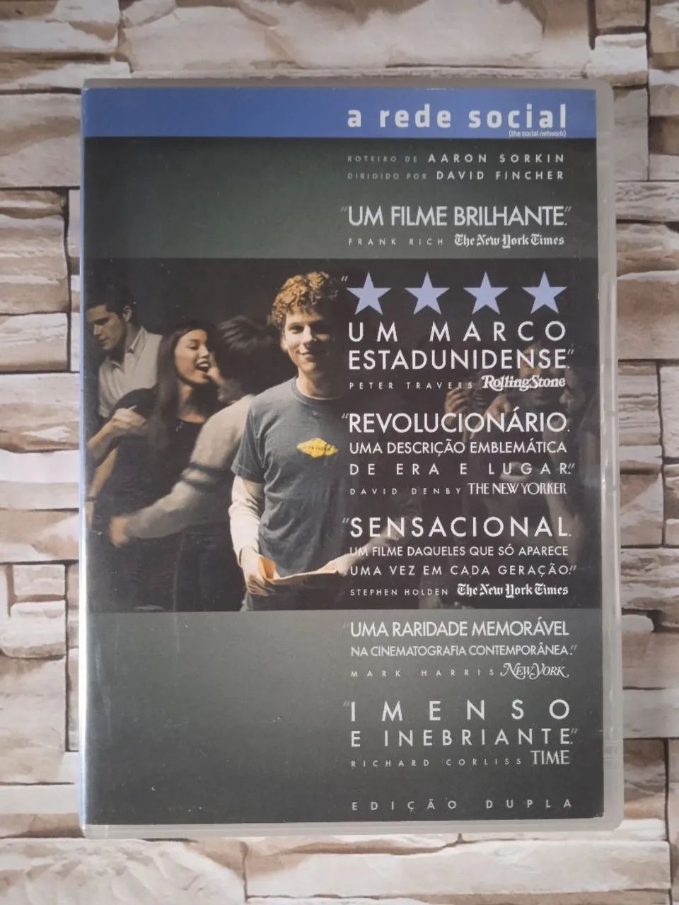 DVD A Rede Social, de David Fincher. Edição Dupla 
