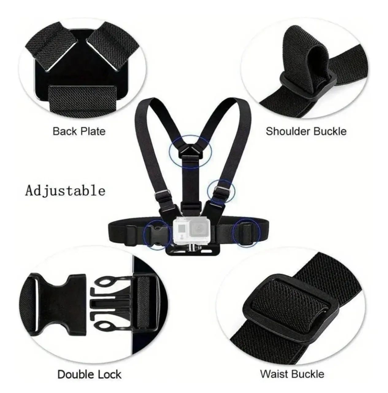 Suporte Peitoral para Câmera GoPro e Celular - Ação e Aventura - Foto 2