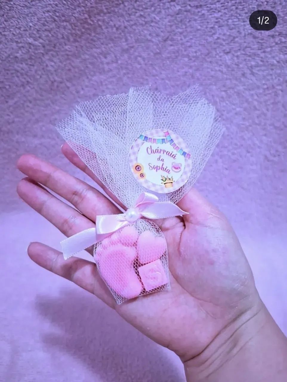 Lembrancinha Chá de Bebê/Fraldas sabonete  - Foto 3