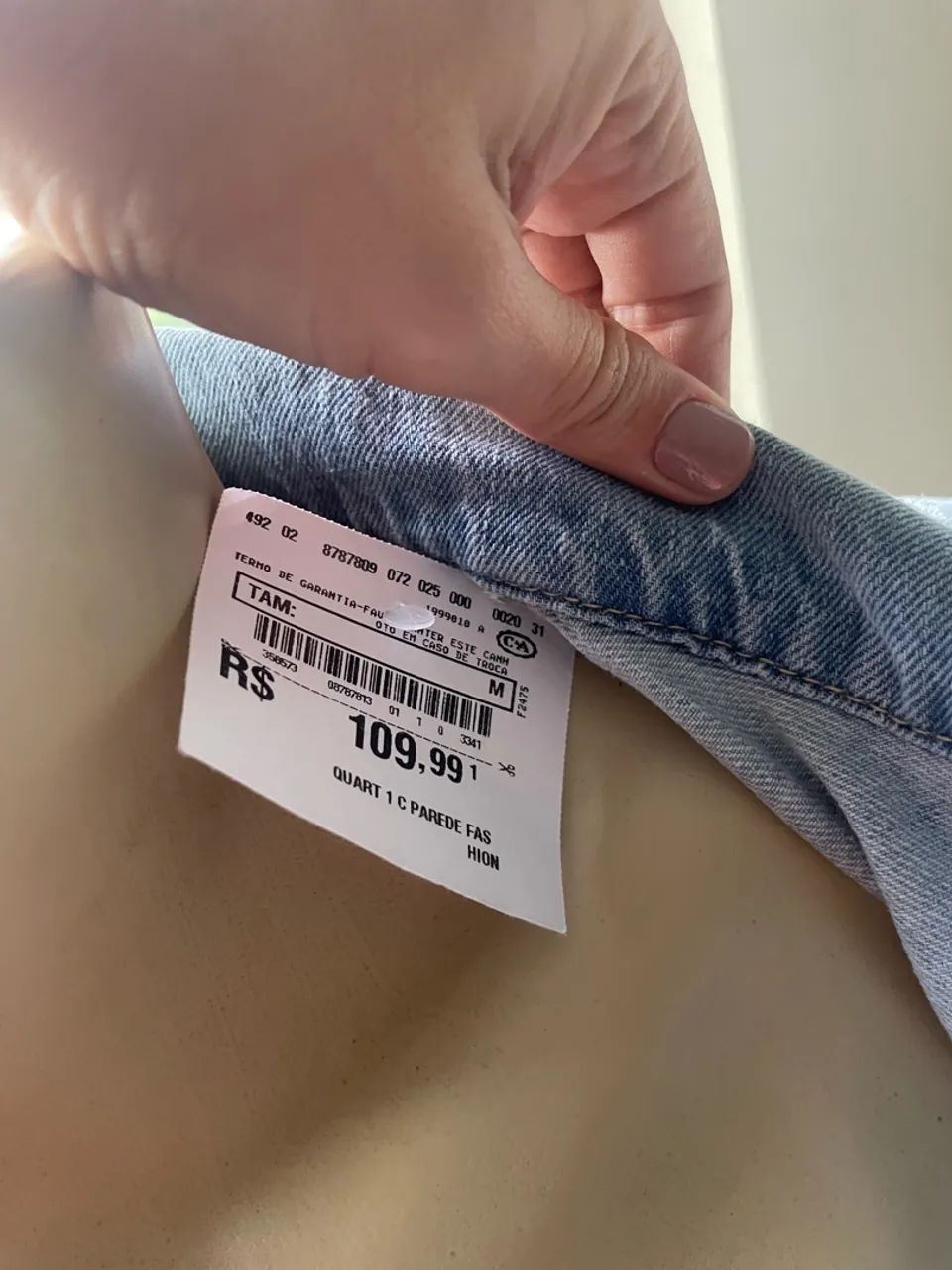 Colete longo jeans  - Foto 4