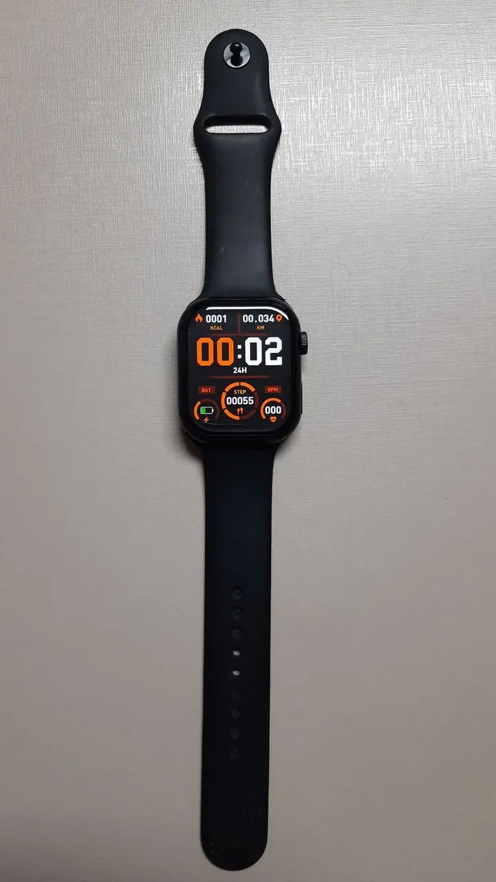 Smartwatch S12 Pro com Tela AMOLED de 2.01 polegadas - Praticamente Novo!