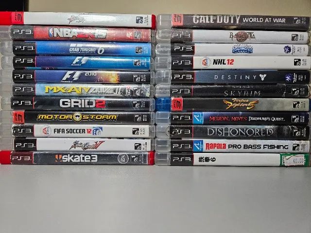Lote de Jogos PS3 - 22 Jogos Originais Testados - Jogos de Vídeo