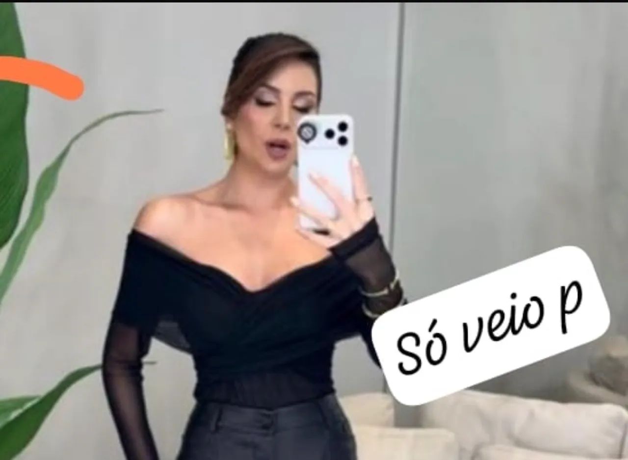Blusa Luxx preta tamanho P - Foto 2