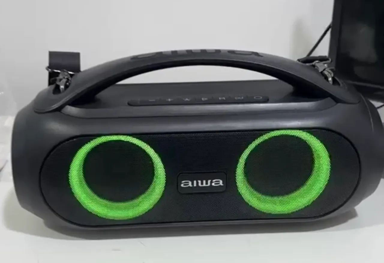 Caixa de Som Boombox Aiwa com Alça! - Foto 2