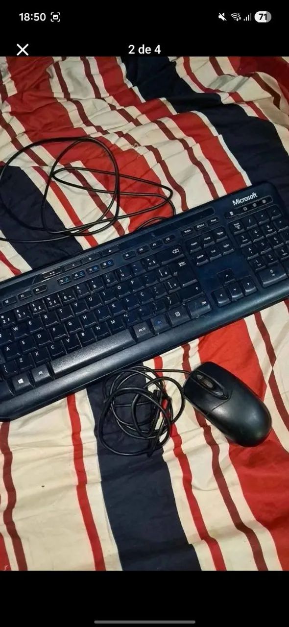 Teclado e mouse simples - Foto 2
