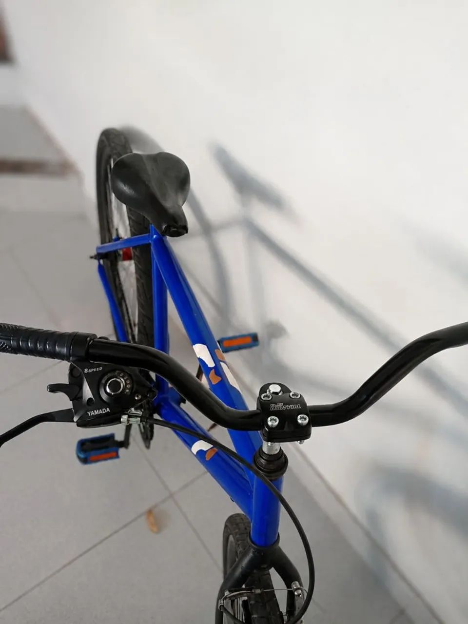 BICICLETA ARO 26 AZUL CONSERVADA  - Foto 4