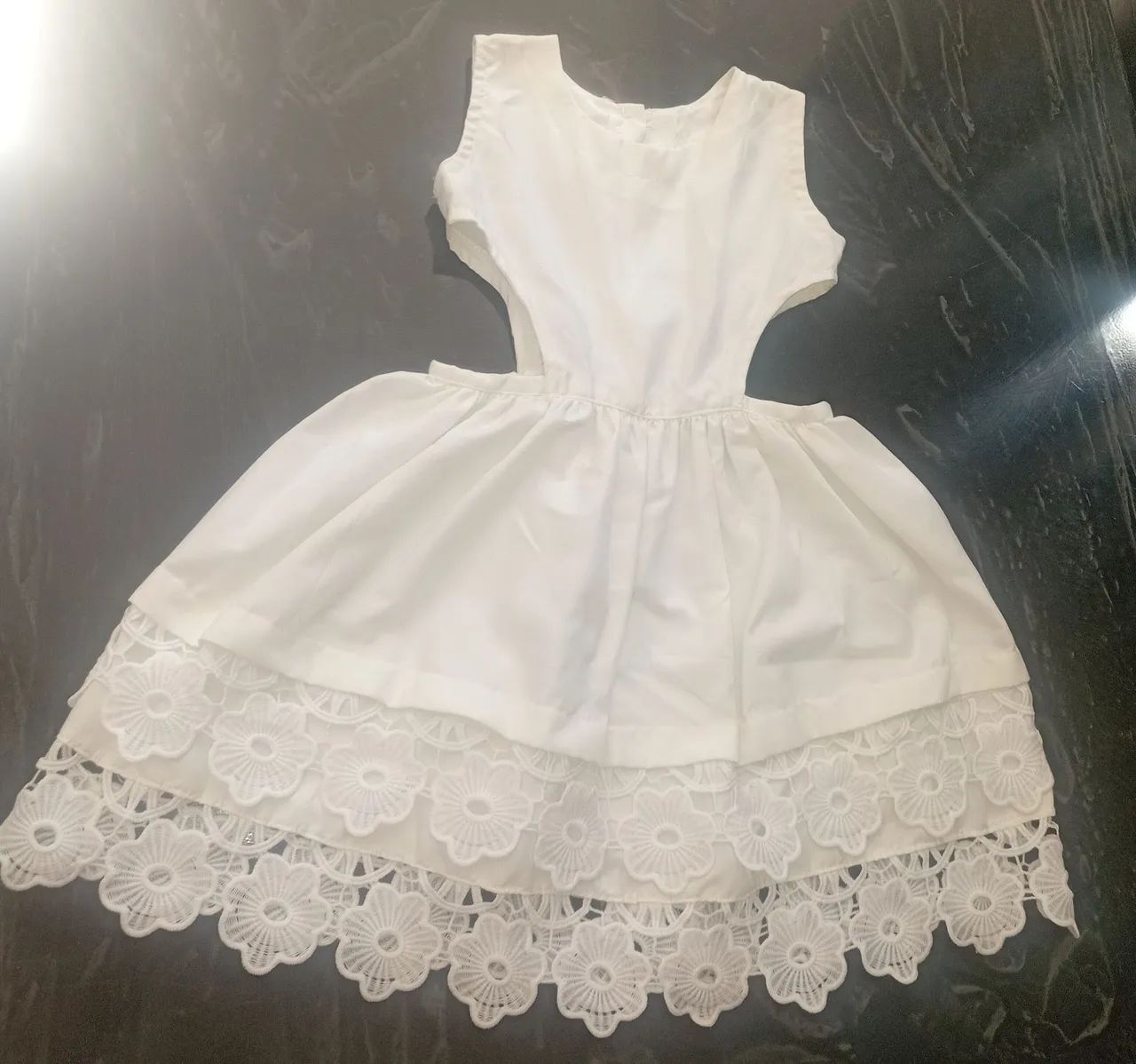 Vestidinho Branco Pra BEBÊ 