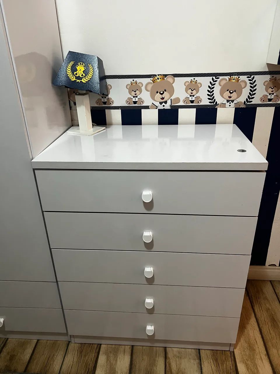 Guarda roupa e cômoda infantil  - Foto 3