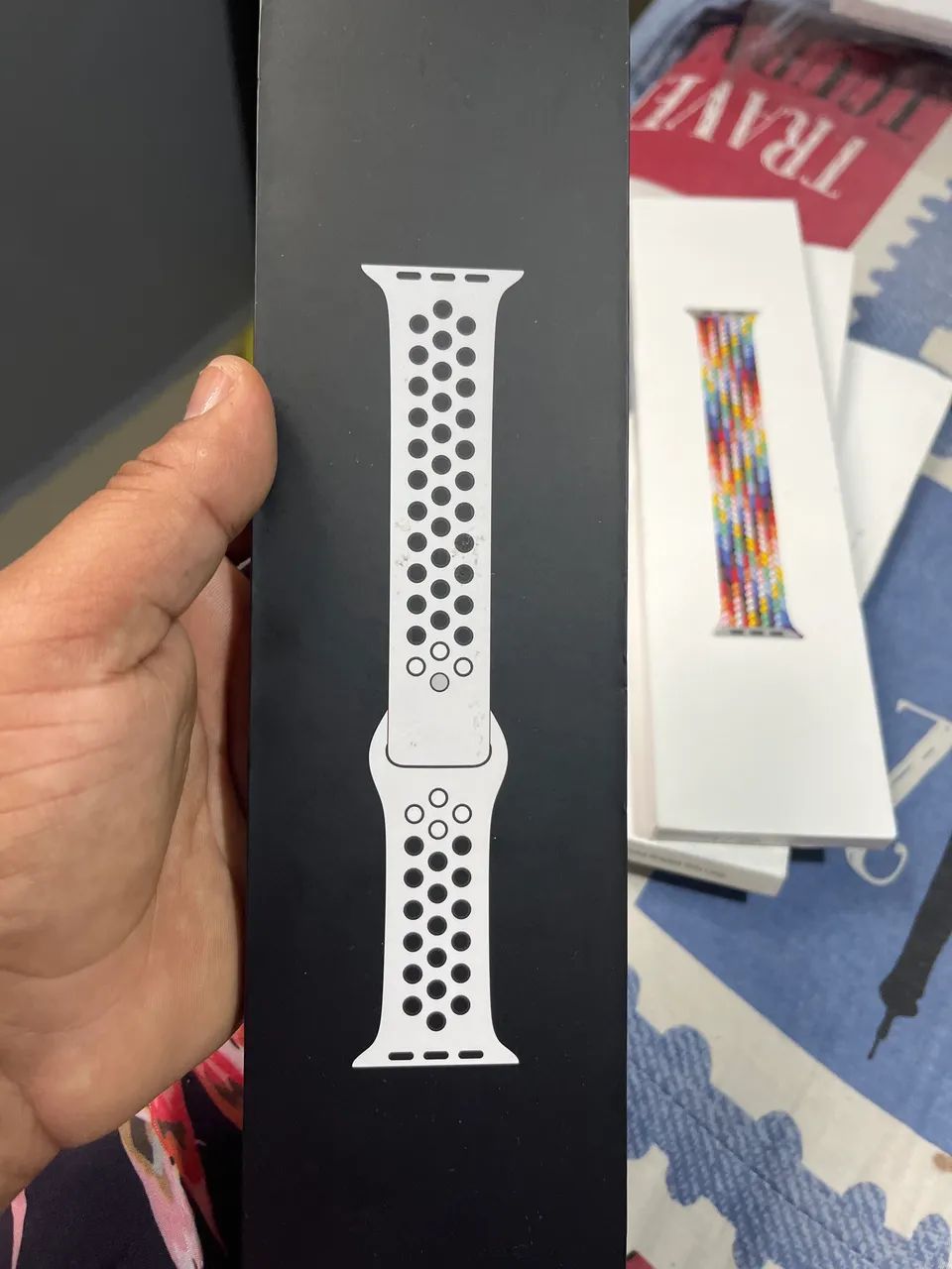 Pulseira Apple Watch lacrada 40mm edição Nike nova - Foto 3