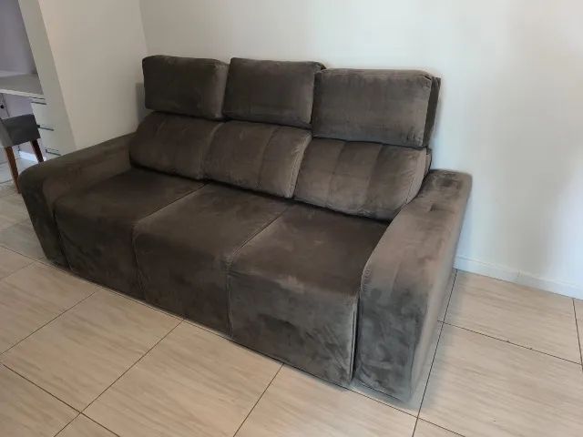 Sofá 3 lugares retrátil  - Foto 2