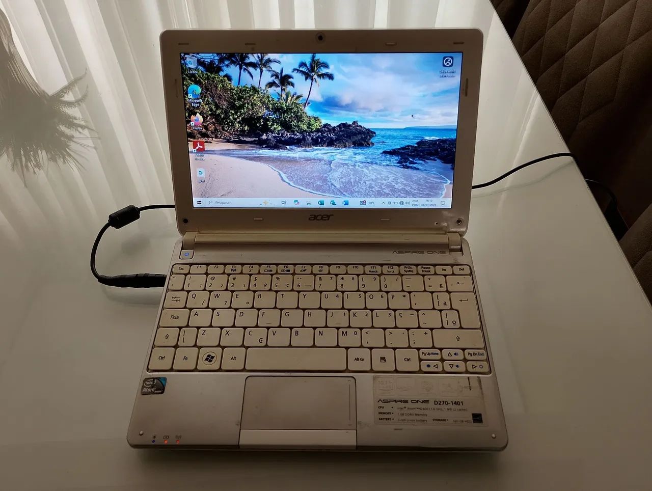 Netbook Acer Aspire One 4GB SSD 128 GB