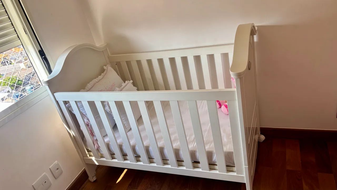 Berço estilo provençal branco  - Foto 2