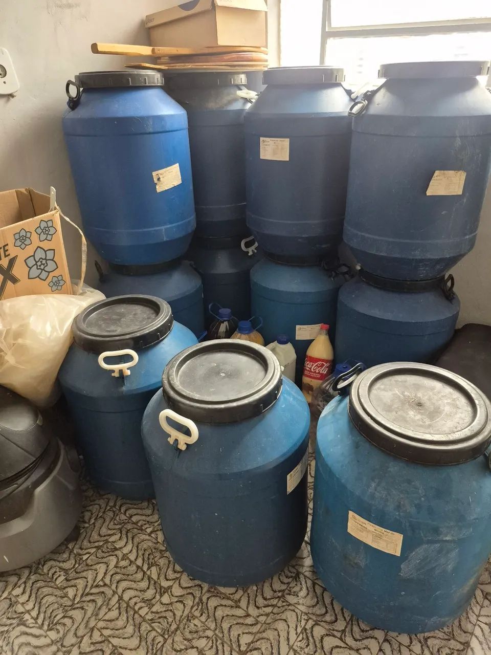 Barrica azul de 50 litros  - Foto 2