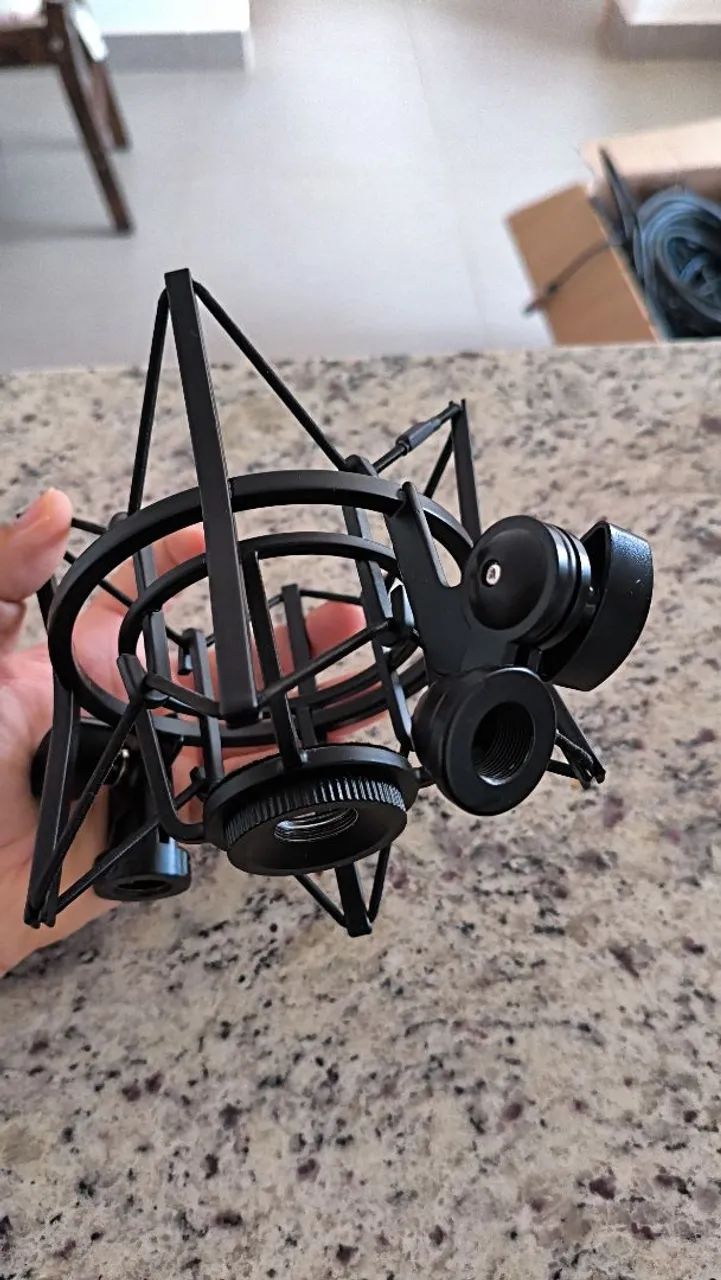 Suporte aranha para microfone  - Foto 4