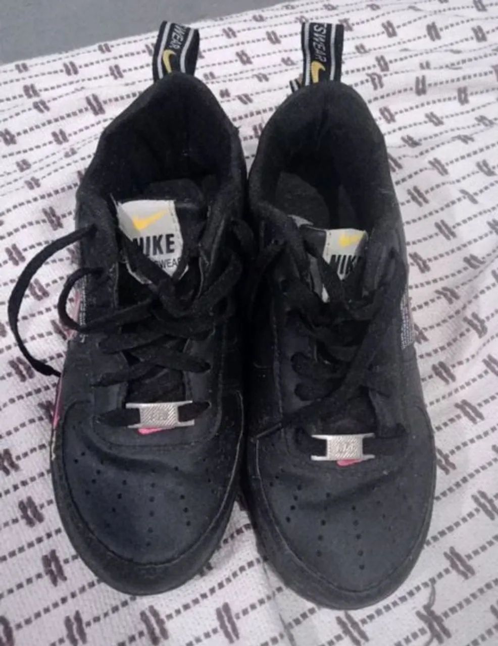 Tênis nike air force preto rosa - Foto 2