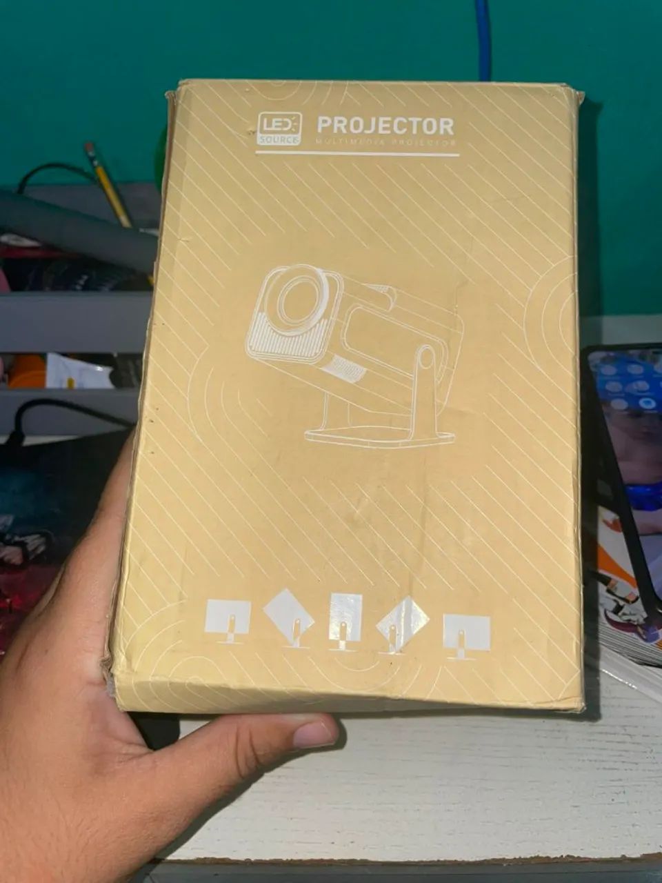 PROJETOR 4k + LONA - Foto 5