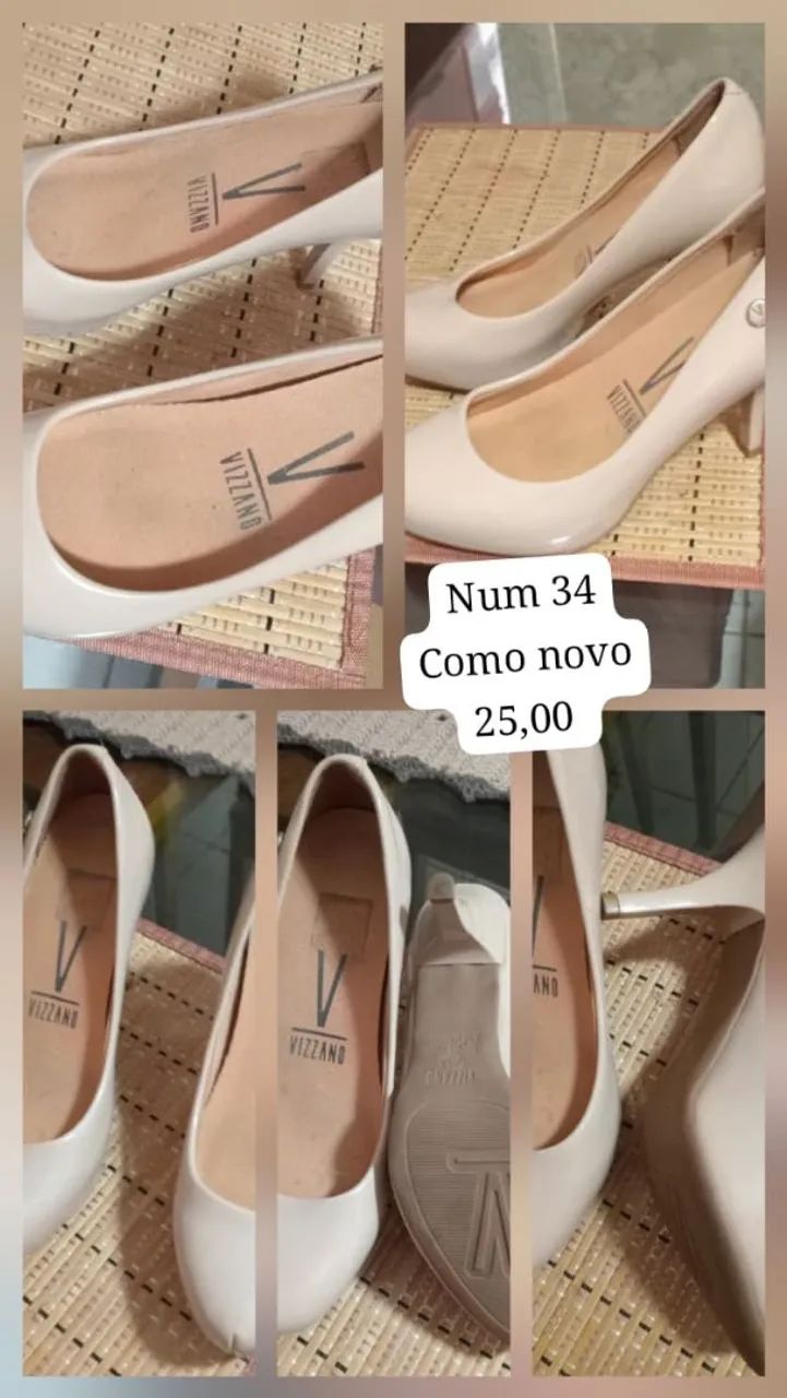 Sapato seminovo 