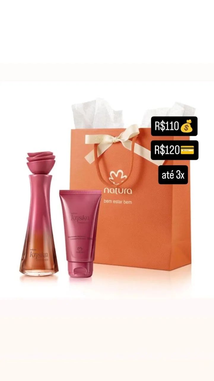 Kit Kriska Natura - Perfume + Loção Corporal - Foto 5