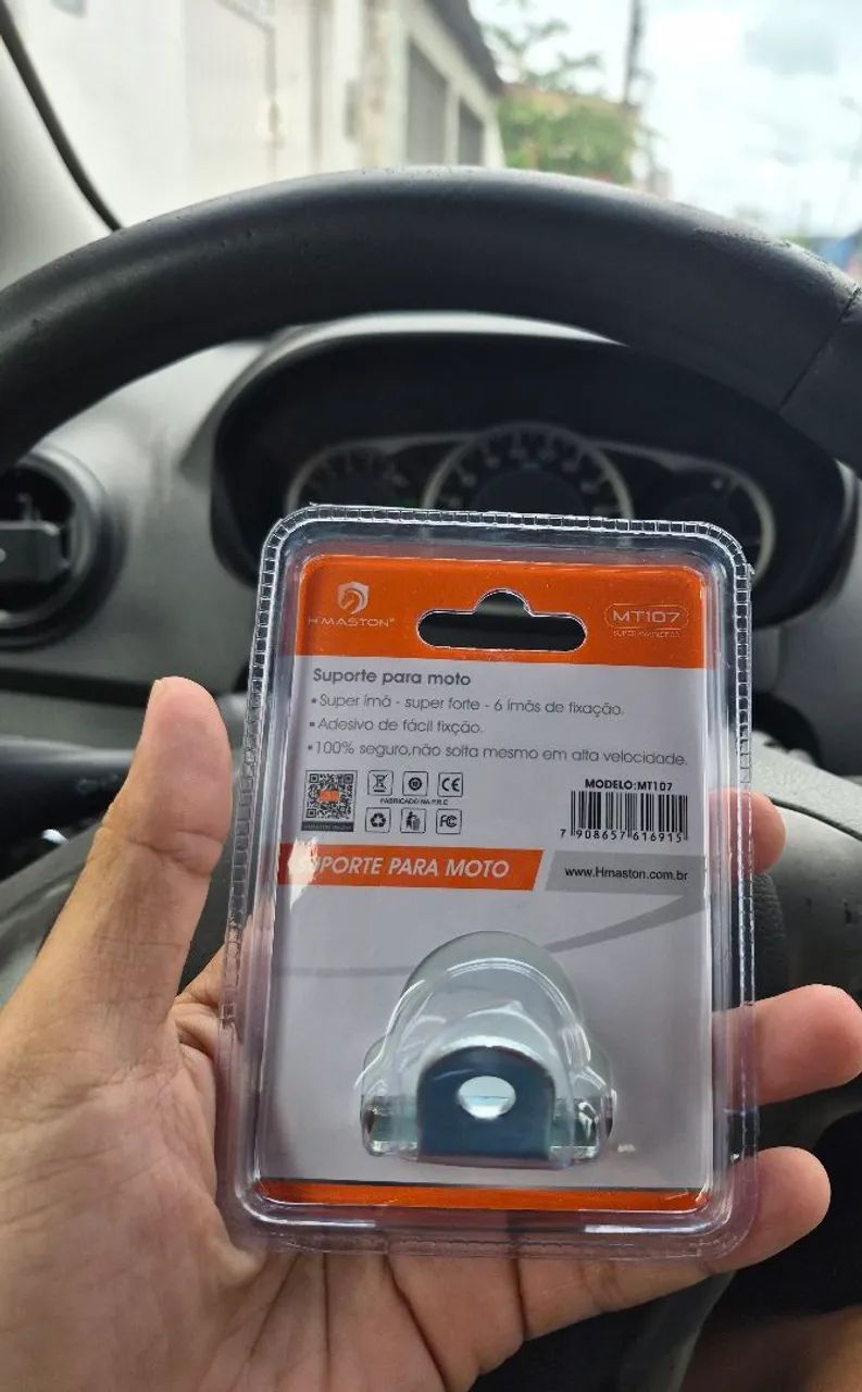 SUPORTE MAGNÉTICO PARA MOTO | 06 ímãs super poderosos (H'MASTON MT107) - Foto 2