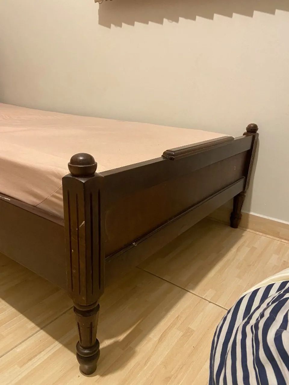 Cama solteiro madeira  - Foto 4