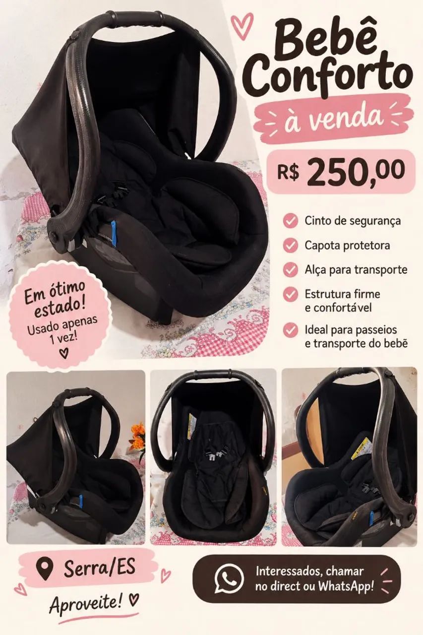 Bebe conforto preto