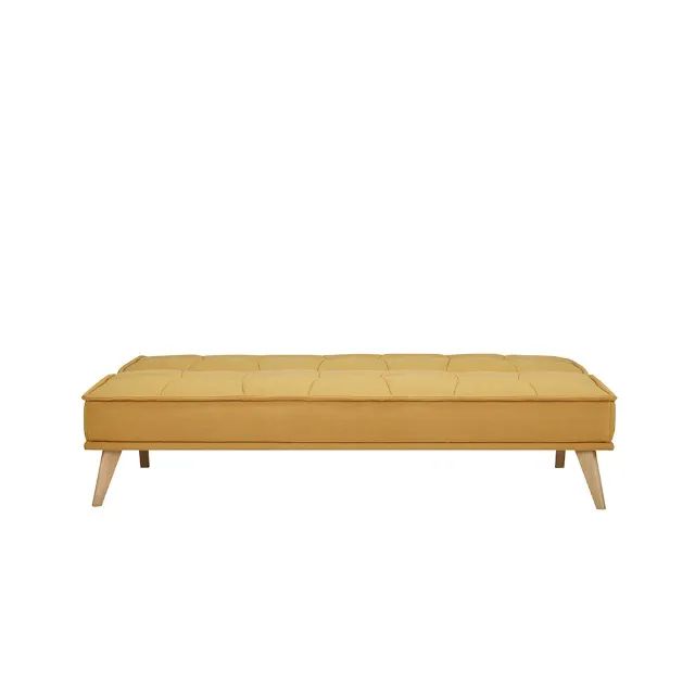 Sofá-Cama 3 Lugares Casal Amarelo - Foto 3