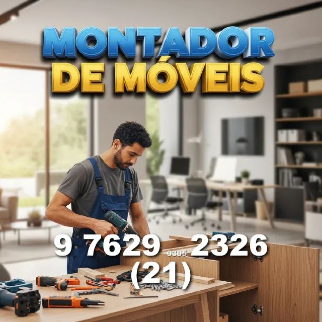 Montador de Móveis 21/9/7629/2326 Marcelo Qualidade Garantida Hoje Segunda-feira