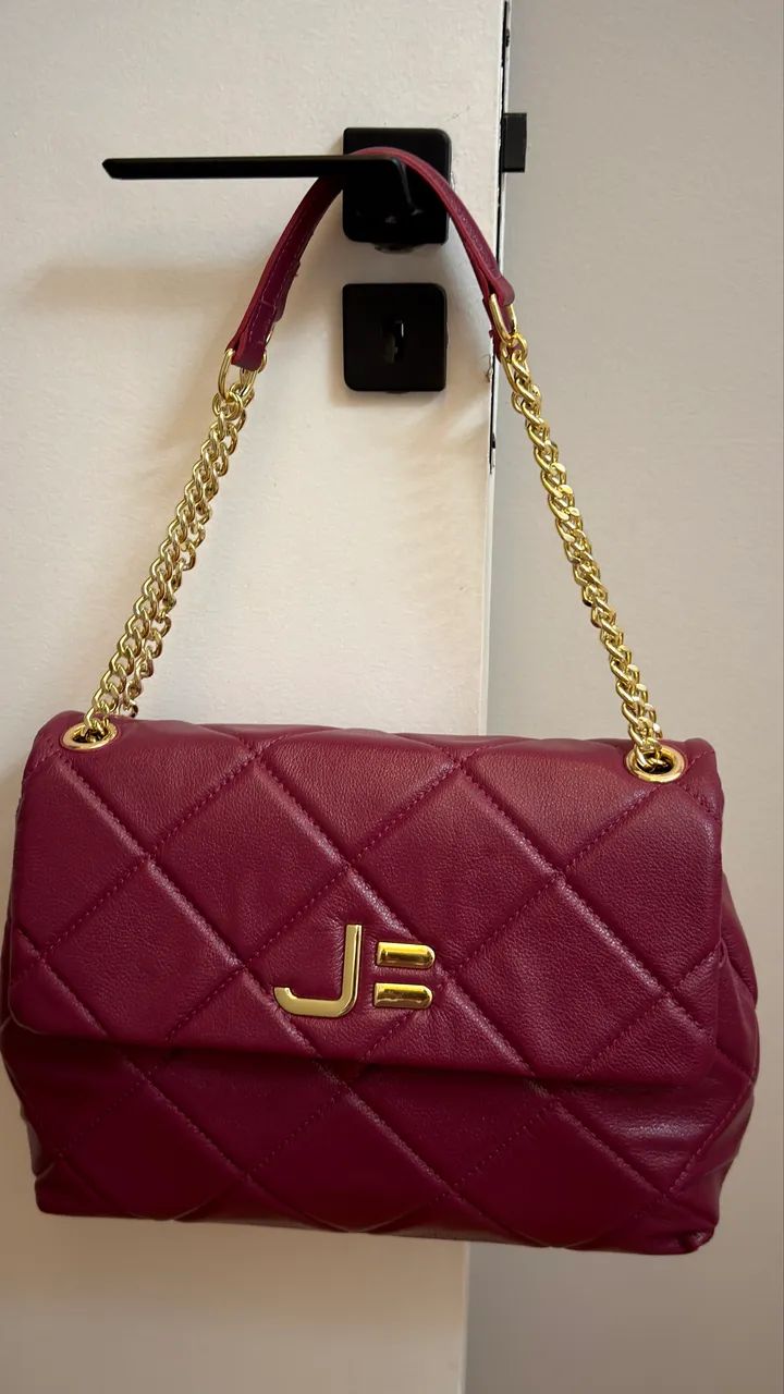 Bolsa Jorge Bischoff Vinho  - Foto 2