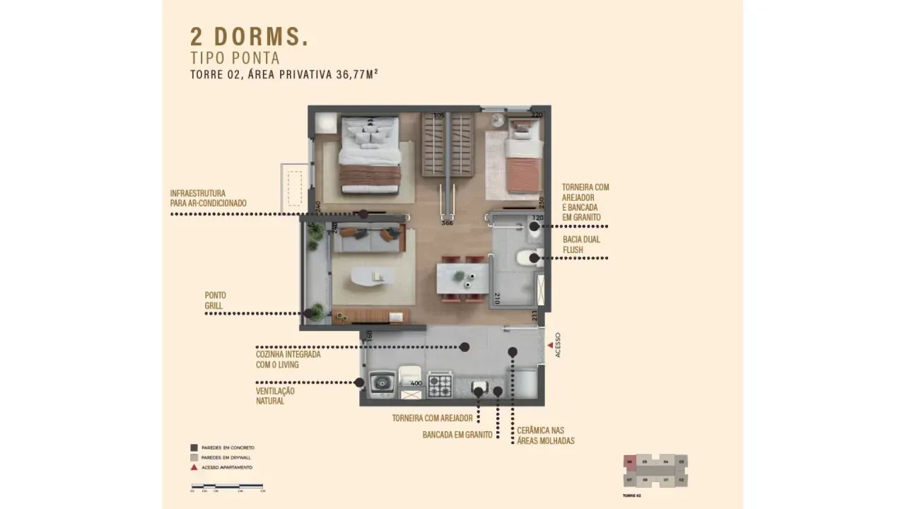 PLANTA 36m²
