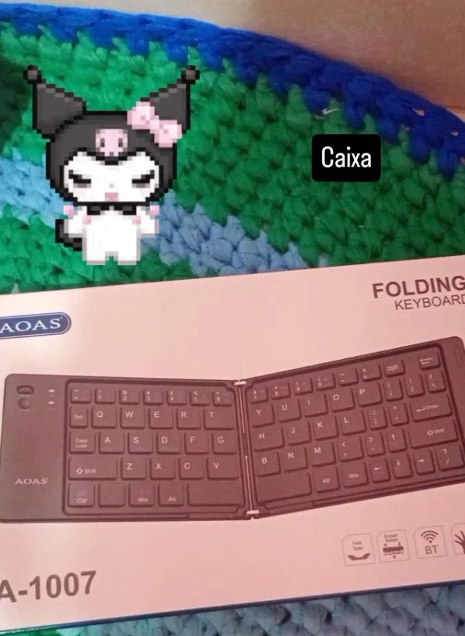 Teclado ? Folding Keyboard 1000-7 (dobrável)