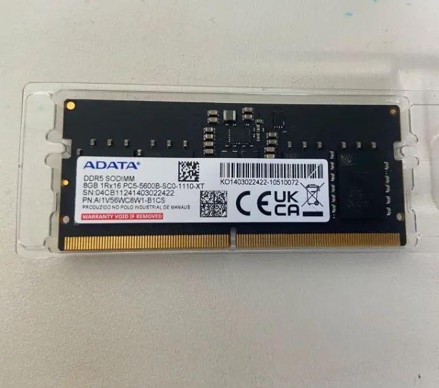 Memória RAM ADATA DDR5 8GB
