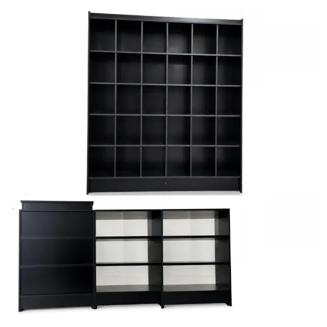 Kit Balcão Caixa + Expositor Vidro + Colmeia 100% Mdf