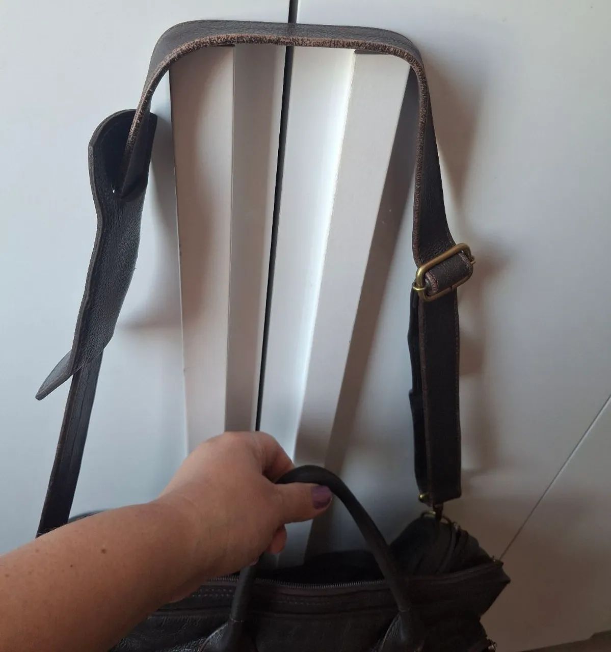 Bolsa pasta executiva couro legítimo - Foto 5