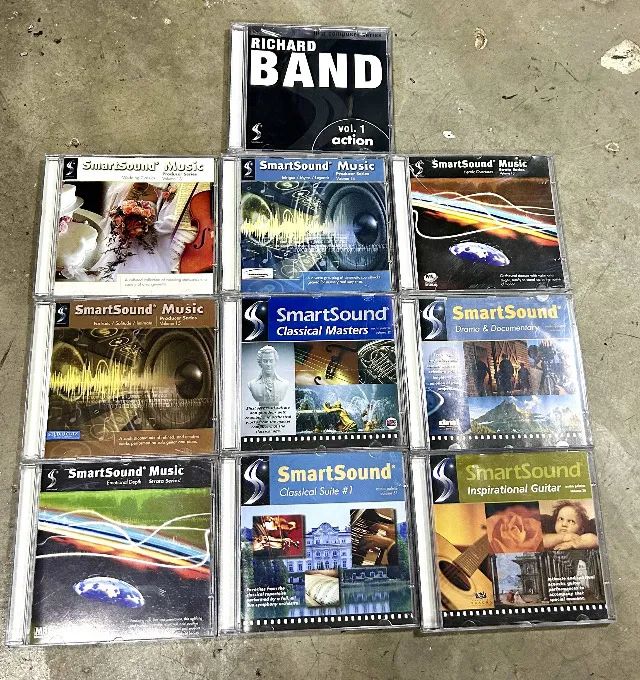 Cds de Trilhas Sonoras SmartSound